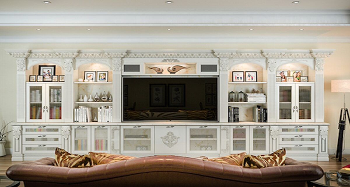 A french-style entertainment center