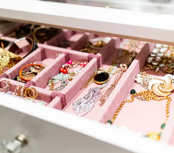 Custom jewelry drawers