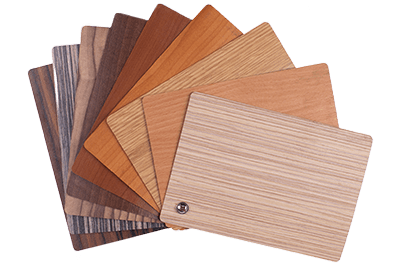 Wood veneer swatches
