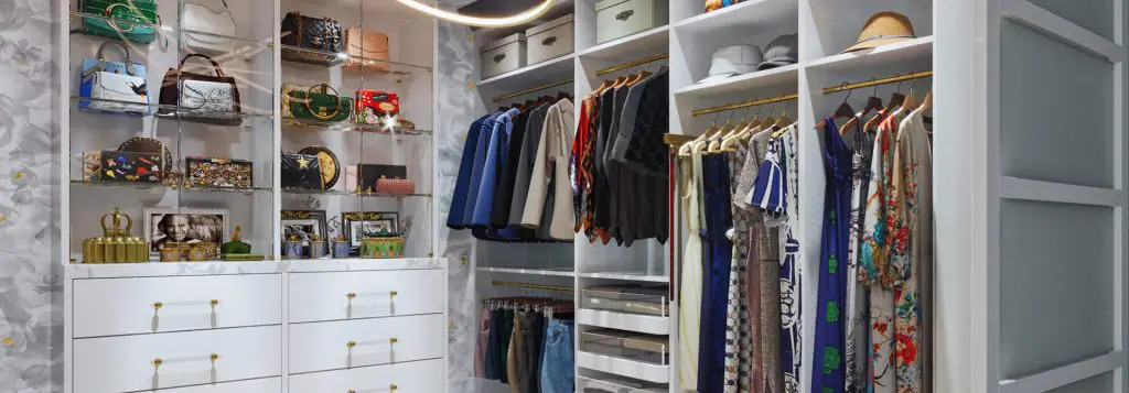 Custom closet by Closet Factory Allentown white high gloss melamine