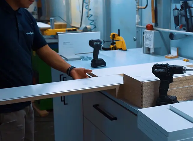 Closet Factory building custom closet system