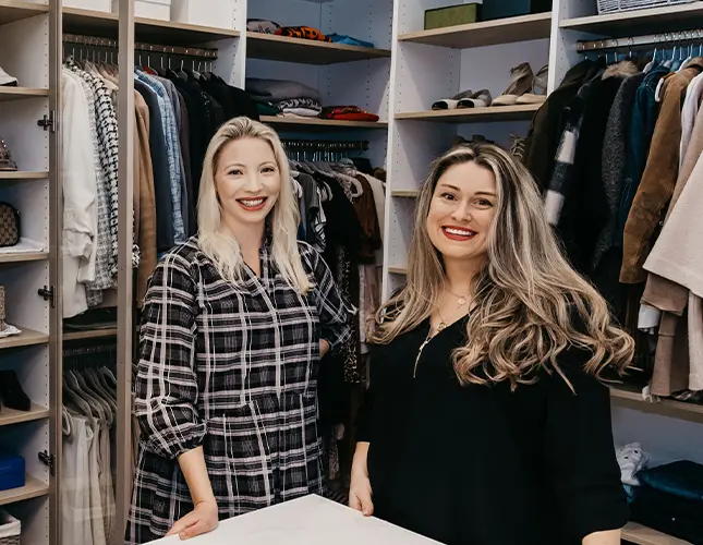 Closet Factory Designers in walk-in closet