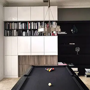 Closet Factory Ft Lauderdale Wall unit designs with dual tone cabinetry