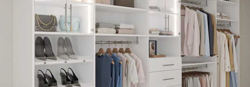 Custom closet design by Closet Factory Hampton Roads