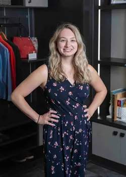 Kristin Broughton closet factory employee