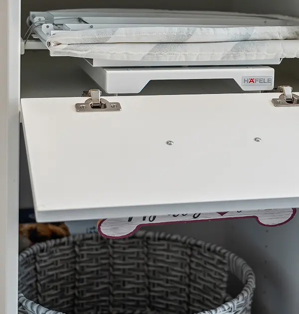 Pull out ironing board