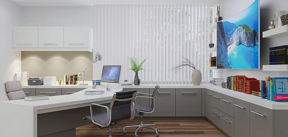 Office cabinetry in Evening star