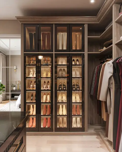 custom drawer doors with glass inserts 