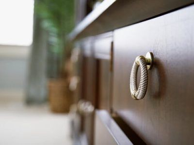 closeup dresser drawer closed