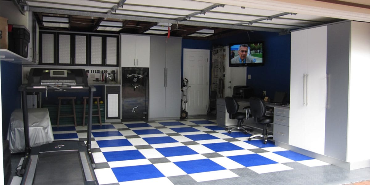 finished custom garage 