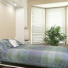 custom wall bed in white