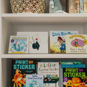 Custom children's book shelf