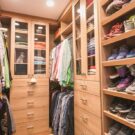 Custom warm grain closet