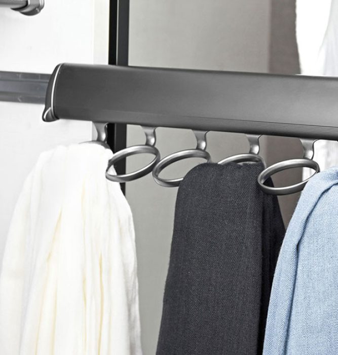 Elite Pull-out scarf rack