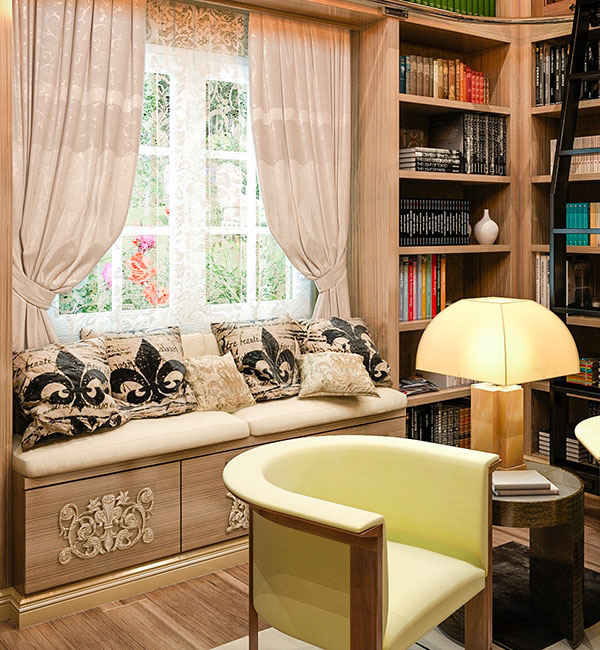library window seat