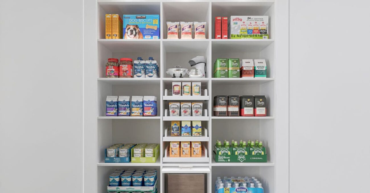 custom built pantry